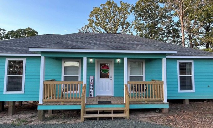 Zwolle House | Water view 3-bedroom house on Toledo Bend Lake Zwolle LA with WiFi, AC, BBQ Pit