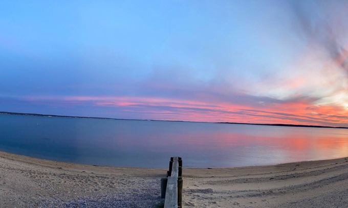 Southold House | Water View Beach House just steps to Private Sandy Beach!