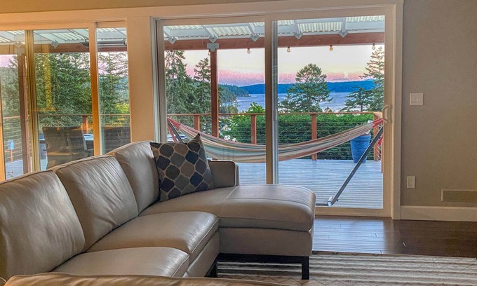 West Sound House | Water View Modern Farmhouse; Now Available for Fall 2025 - Premier Host