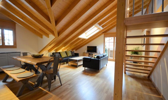Lauterbrunnen Apartment | Waterfall View Luxury Penthouse