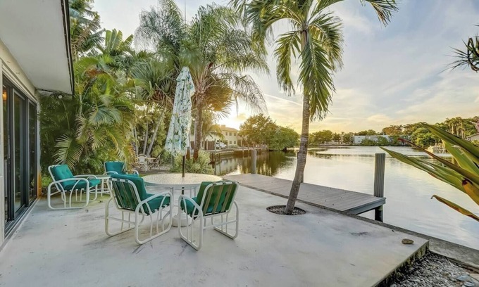 Middle River Terrace Apartment | Waterfront Apartment ~ Private Patio ~ Pool