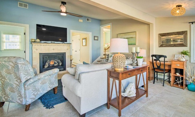 Beach Haven West House | Waterfront Beach Haven West Home with Boat Dock