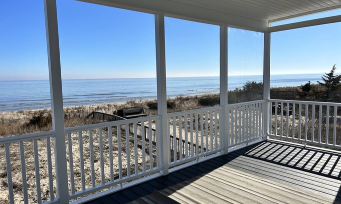 Prime Hook Beach House | Waterfront Beach house on private beach