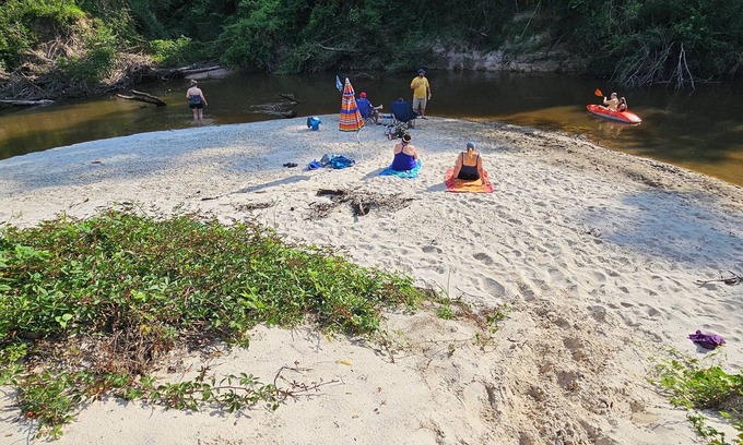 McNeill Cabin | Waterfront cabin with private beach, decks with water views, secluded in trees