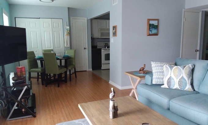 Coquina Key Condo | Waterfront Condo, enjoy your morning coffee while watching the dolphins!