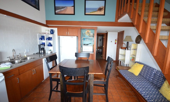 Maple City House | Waterfront condo with stunning views in Glen Arbor. Air conditioning.