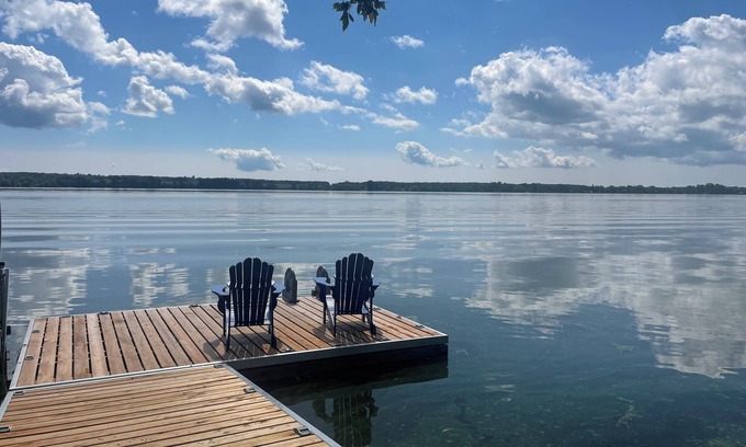 Greater Napanee Cottage | Waterfront Cottage with Hot Tub, Sauna, Fire Pit! Very family-friendly!