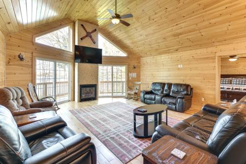 Holden House | Waterfront Davis Pond Cabin with Dock and Kayaks!