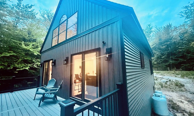 Sweden House | Waterfront Eco Friendly House Near White Mountains, fire pit, outdoor sauna