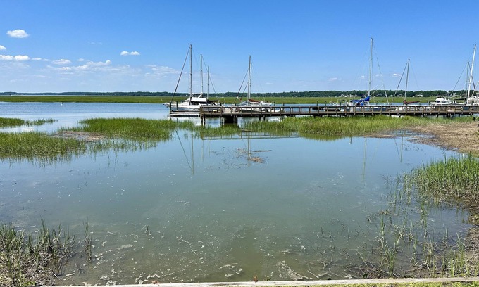 Beaufort House | Waterfront Entire First Floor Private Suite, Kitchen, Bath in Beautiful Beaufort