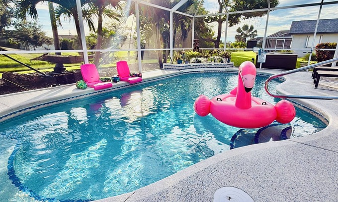 Pinehurst House | Waterfront Escape! Pool, Canal, Gulf Beaches & Fishing!