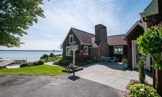 Poplar Ridge Cottage | Waterfront Finger Lakes Home with Hot Tub + Close to Wineries!