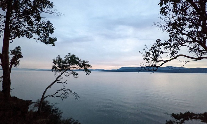 Pender Island Resort | Waterfront Furnished Bell Tent on Pender Island - Rustic Charm & Serene Views