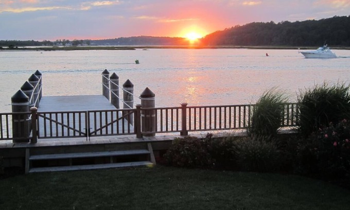 Sea Bright House | Waterfront Gem with Dock, Spectacular Master Suite and World Class Sunsets