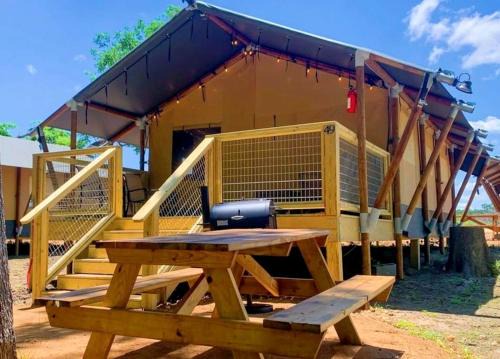 Sutherland Springs Other | Waterfront Glamping: Safari Tent Retreat for Water Lovers in Cibolo, TX