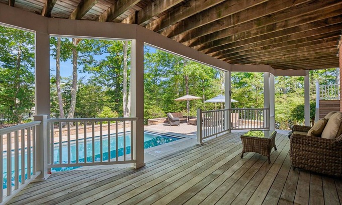 Lusby House | Waterfront home, dock, pool, pickleball, dog-friendly, fireplaces, a/c, jacuzzi
