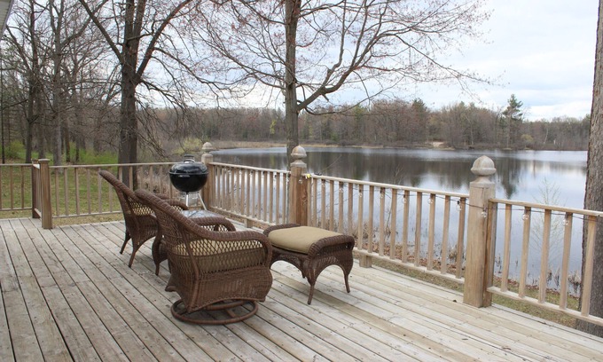 Fenwick House | Waterfront Home in the Flat River Game Area - Amazing for birdwatching!