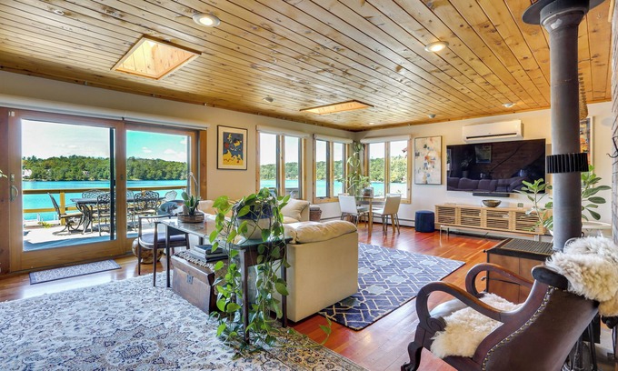 White Lake House | Waterfront Home on White Lake: Near Bethel Woods!