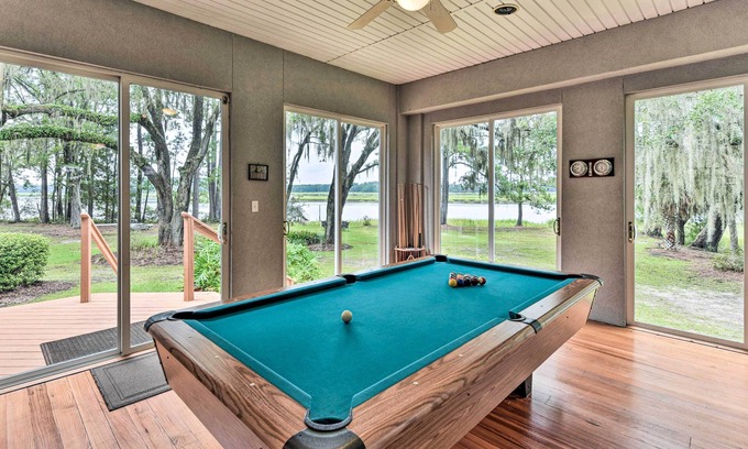 Okatie House | Waterfront Home w/Shared Dock on Okatie River
