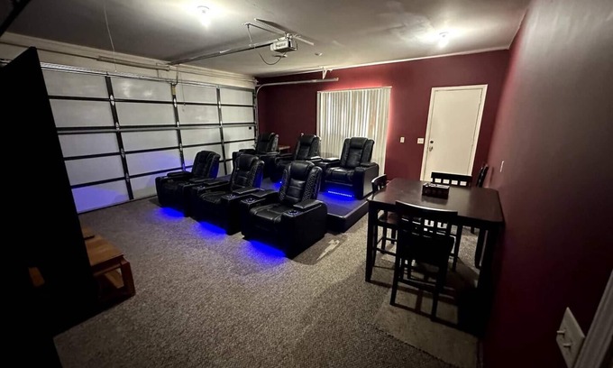 Houghton Lake House | Waterfront Home with Dock, Boat Launch, and Movie Theatre Room!