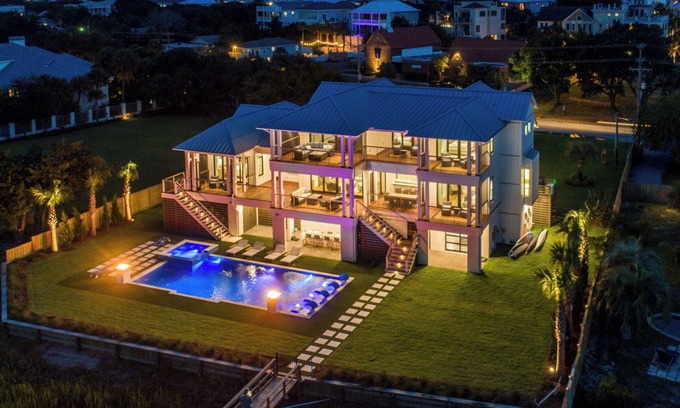 Isle of Palms House | Waterfront Home with Deep Water Dock