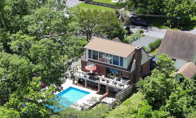 Arnold House | Waterfront Home with Stunning Views, Pool, Pier & Parking Mins to Annapolis