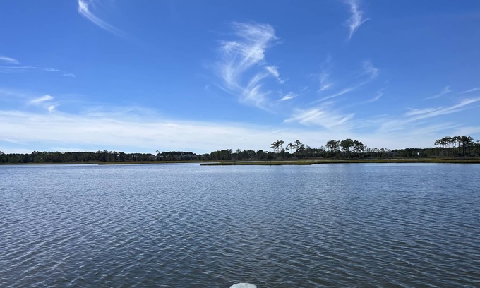 Keen-Wik On the Bay House | Waterfront Home with Private Walk out Dock on the Bay in Fenwick