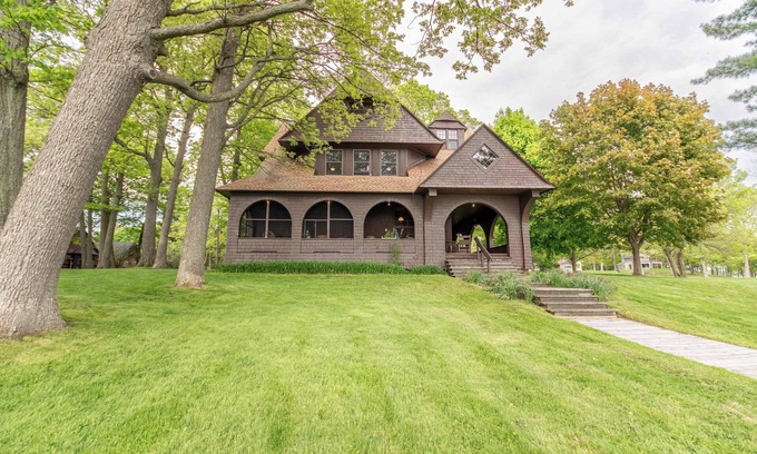Frontenac House | Waterfront Island Retreat on Round Island w/dock
