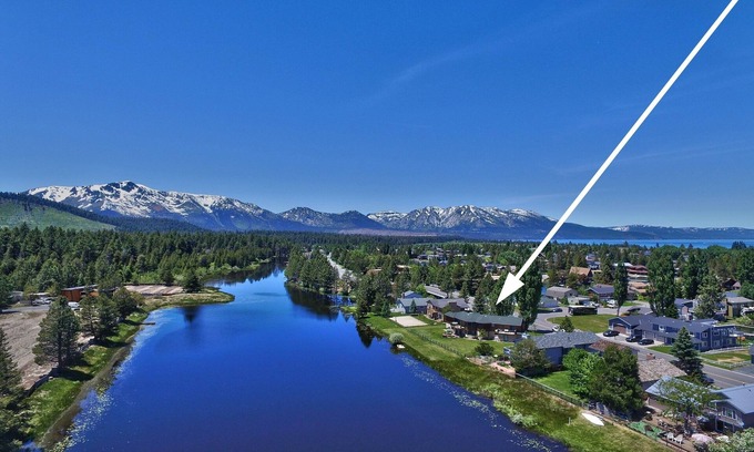 Tahoe Keys House | Waterfront Lake Tahoe Gem w/Hot Tub & Mtn Views!