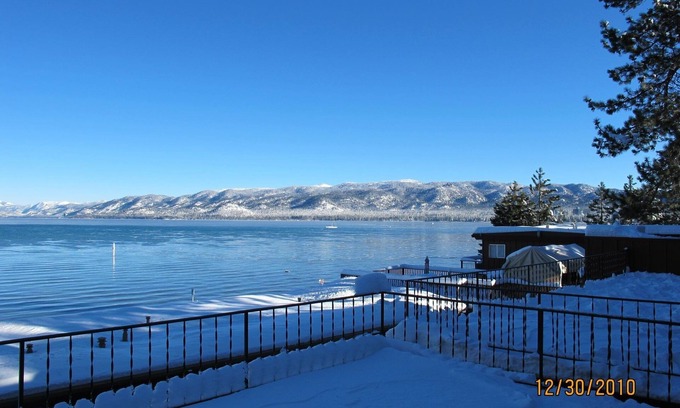Al Tahoe Resort | Waterfront/Lakefront Views at South Lake Tahoe Christmas Week (Unit M)