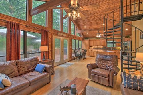 Scranton House | Waterfront Lake Dardanelle Home with Dock and Fire Pit