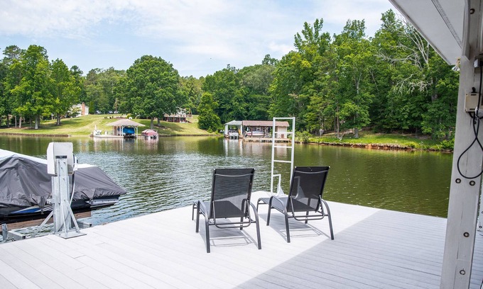 Semora House | Waterfront Lake Home with Huge Dock!