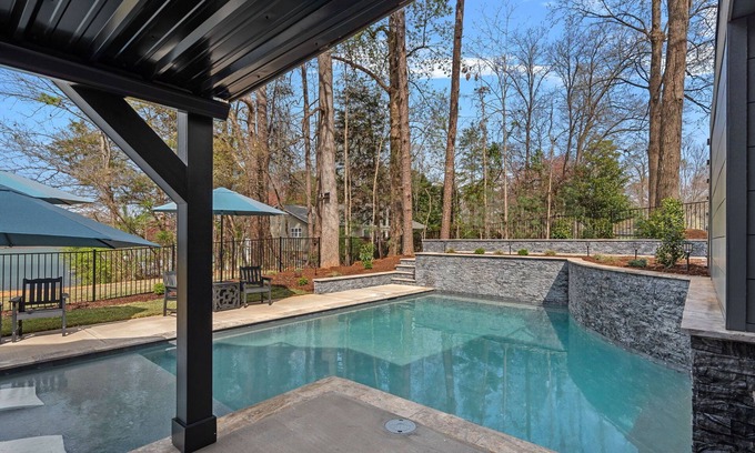 Mount Mourne House | Waterfront Lake Norman Home w/New Pool & Spa, Sleeps 14 with 6 king beds +