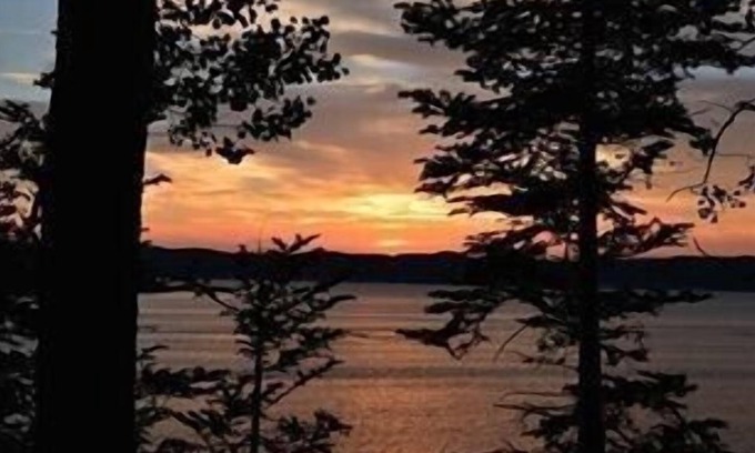 Glovertown Ski Chalet | Waterfront log chalet. The perfect getaway, a hidden gem.