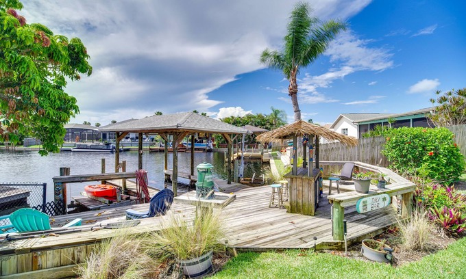 Holiday Cove House | Waterfront Merritt Island Vacation Rental w/Pool!