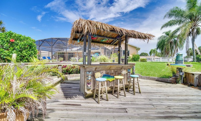 Holiday Cove Cottage | Waterfront Merritt Island Vacation Rental w/Pool!