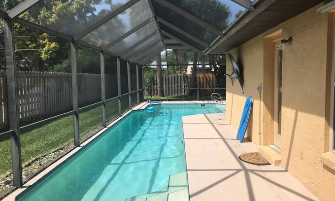 Cocoa Beach House | Waterfront Oasis: Pool + Dolphins & Manatees + Bikes + Walk to Beach!