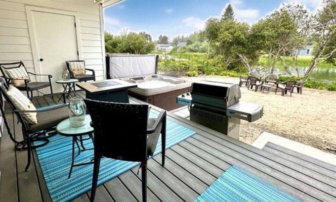 Ocean Shores House | Waterfront, Pets Welcome, Fire Pit, Noon Checkout