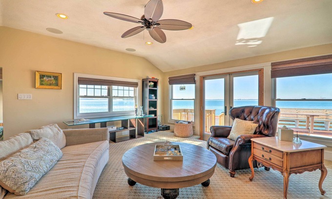Winthrop House | Waterfront Retreat w/Deck ~ 7 Mi to Boston!