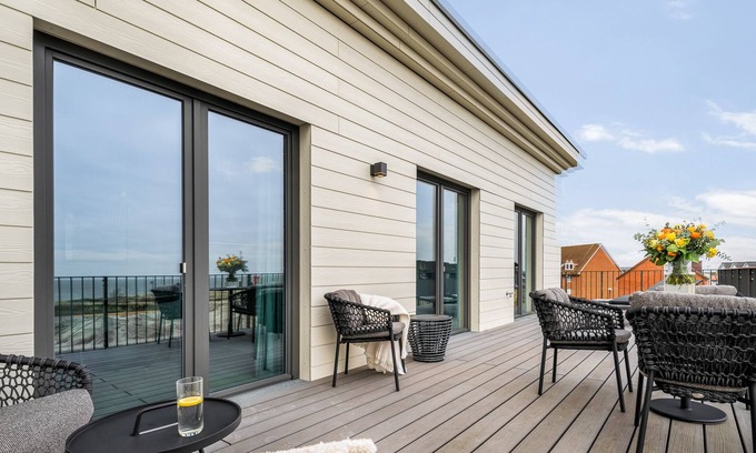 List Apartment | Waterfront Suite –Sea View, Ethanol Fireplace, Infrared Shower & Rooftop Terrace