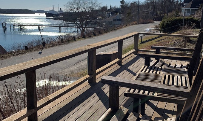 Castine House | Waterfront views steps from yacht club in idyllic Castine