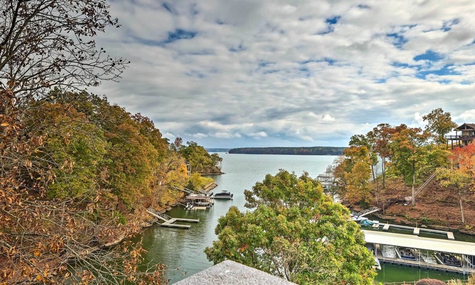 Lutts Villa | Waterfront Villa w/ Boat Slip & Lake Access