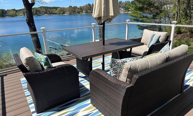 Traverse City House | Waterfront w/sandy bottom swimming in Traverse City, Multi-week, A/C, dog ok