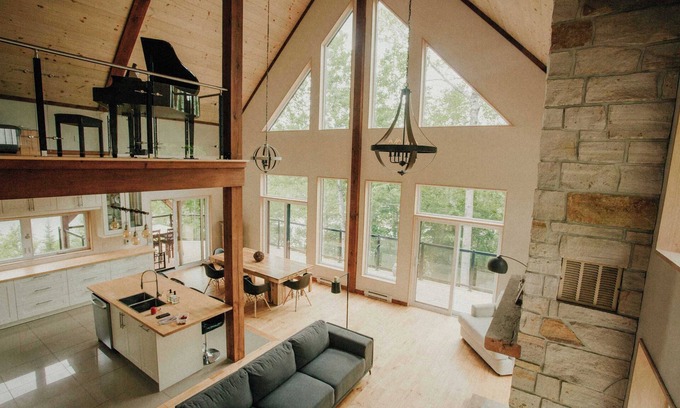 La Conception Ski Chalet | Waterfront with Sauna and Lake Access