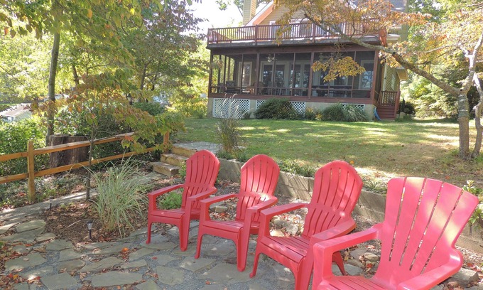Severna Park House | Waterfront - Wonderful View, Spacious, Relaxing, Lovely Front Porch and Deck
