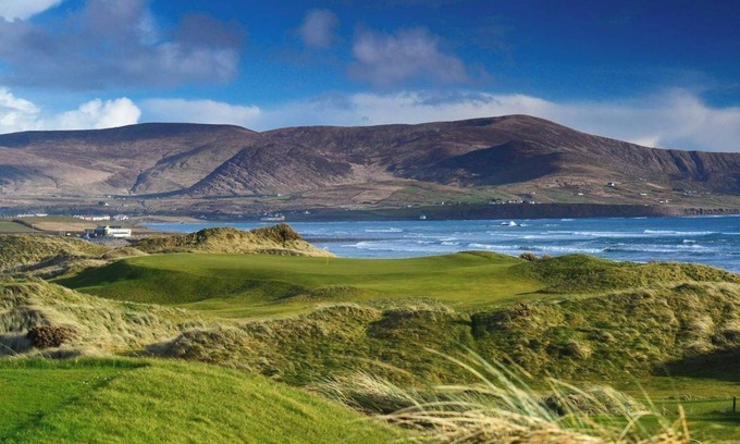 Waterville House | Waterville Luxury: 4BR Retreat Steps from Beach, Golf & Scenic Views