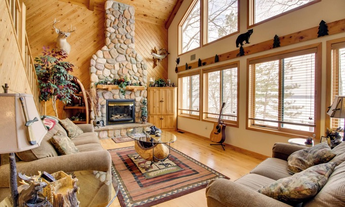 Waubun Cabin | Waubun Lake Cabin w/Private Dock + Fire Pit!