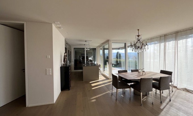 Meilen District Villa | WEF Luxuriöse Villa mit Seeblick