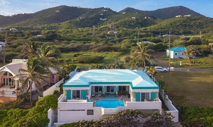 Cane Bay Villa | Welcome to Corals Edge! Your Oceanfront Oasis awaits you! 4 bedrooms, 3 baths!