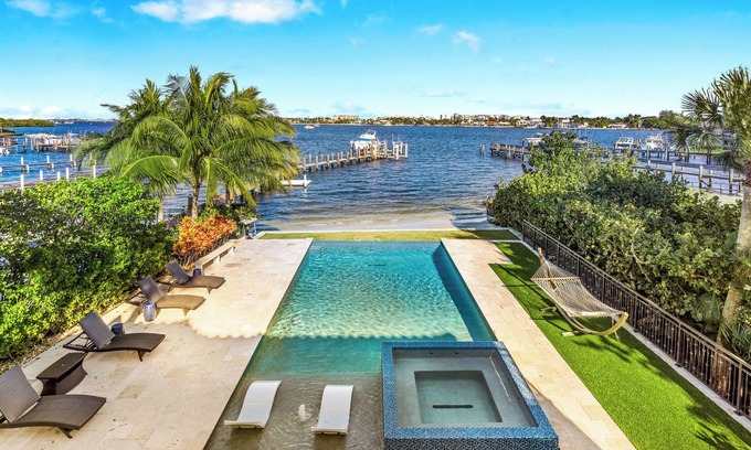 East Ocean Ave Villa | Welcome to "Once Upon a Tide" - A magnificent waterfront home with infinity pool